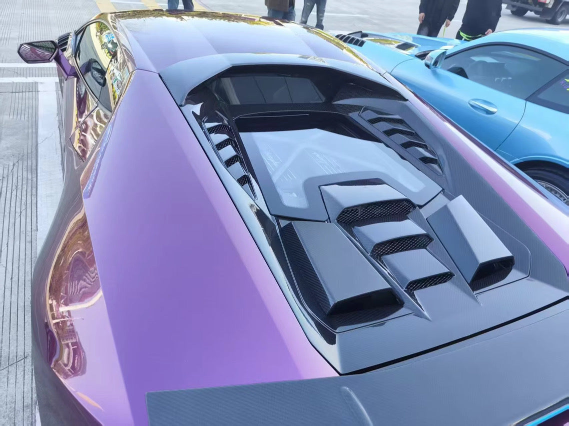 Carbon Fiber Rear Bonnet - Lamborghini Huracan