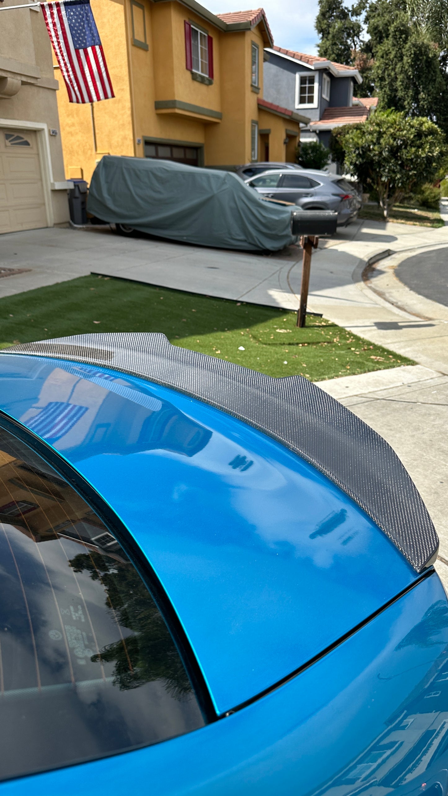 PSM Style High Kick Carbon Fiber Trunk Spoiler - BMW G80 M3 & G20 3 Series
