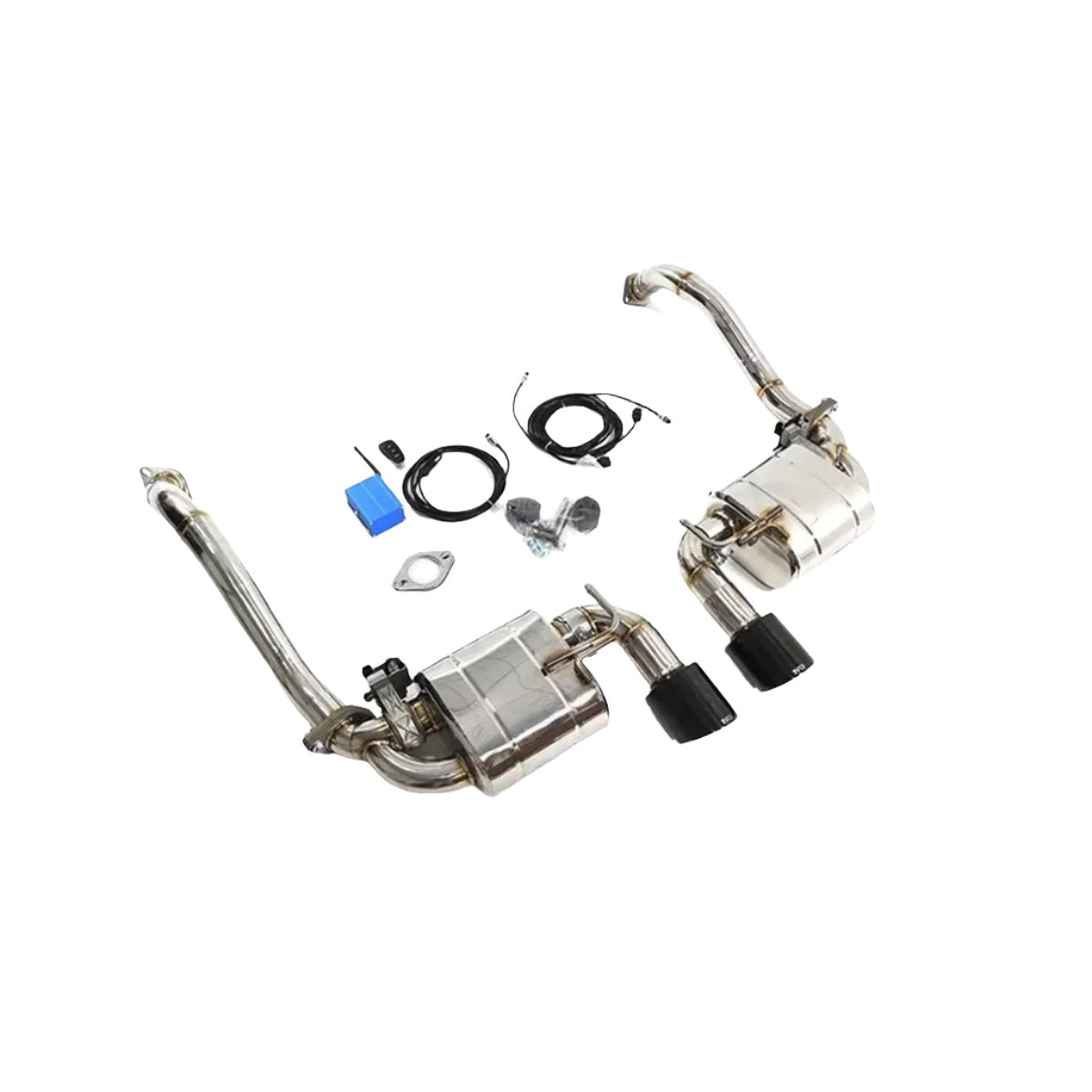 Full Equal Length SS304 Valved Exhaust System - Porsche 718 Cayman Boxster 982 2.0T 2.5T 2016+