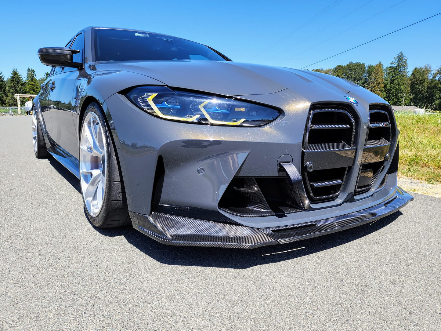 ST Style Carbon Fiber Front Grilles - BMW G80 M3 & G82 / G83 M4