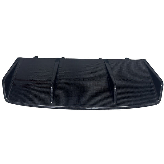 Carbon Fiber RZ Style Rear Diffuser - Porsche Taycan J1 2020-2023