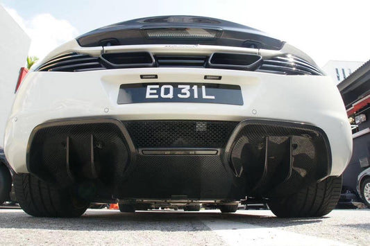 Carbon Fiber Rear Diffuser V2 - McLaren 650S