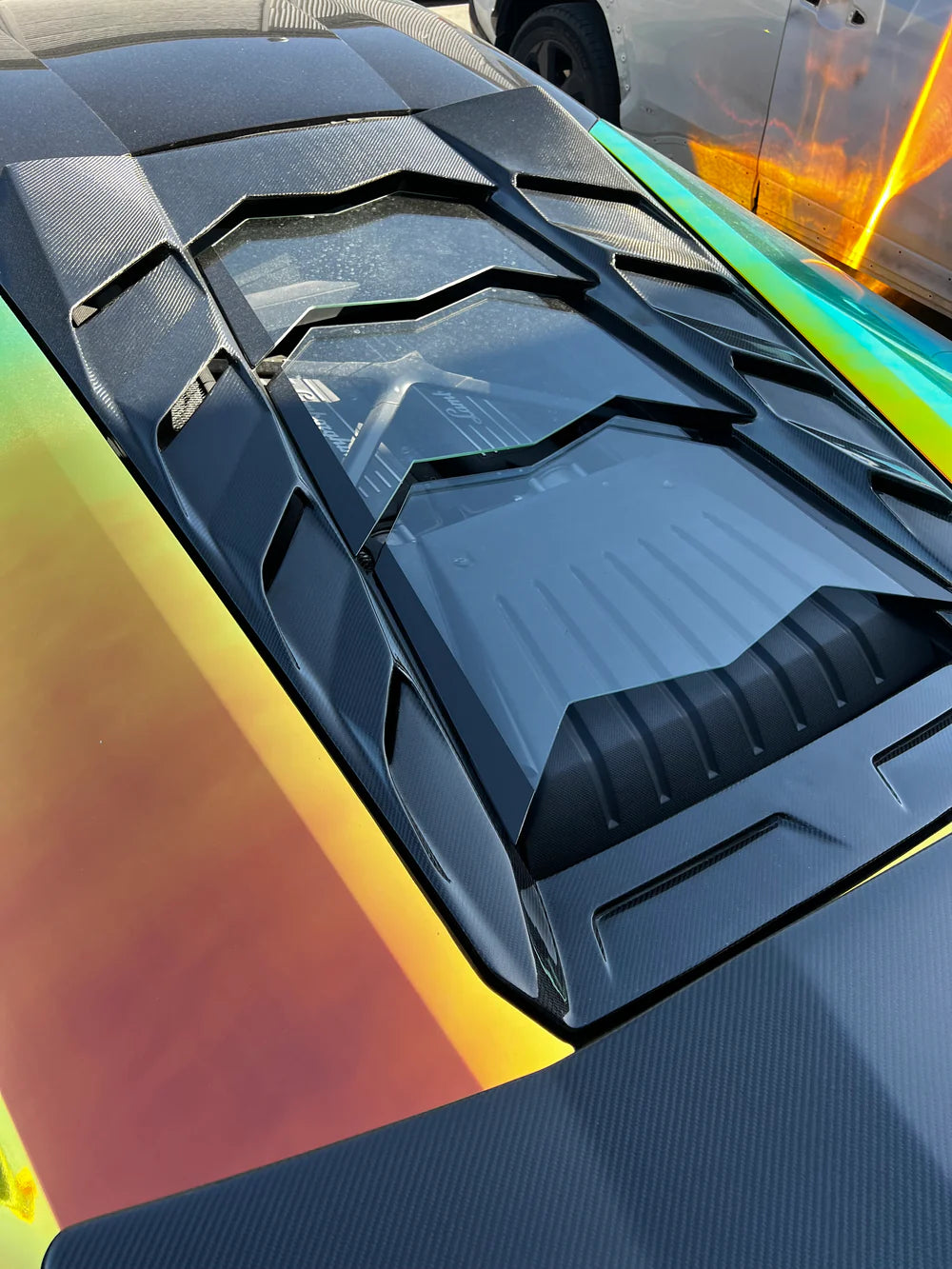 Carbon Fiber Rear Bonnet - Lamborghini Huracan