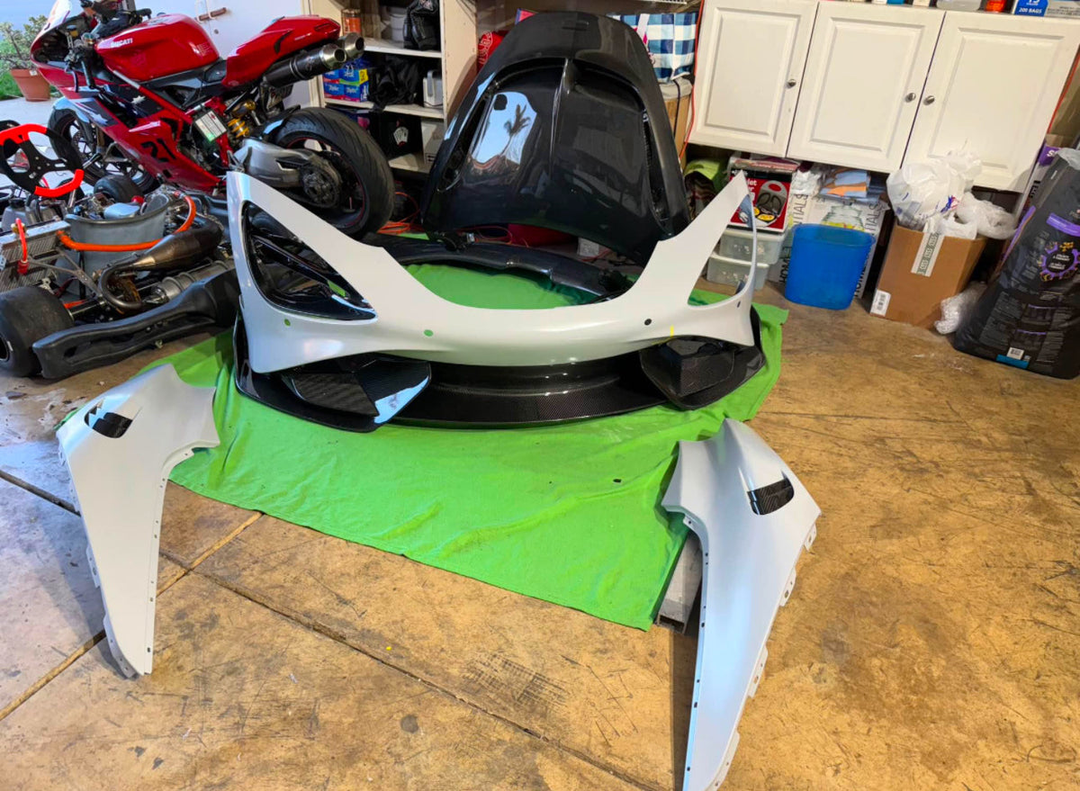 765LT Style Half FRP & Carbon Fiber Conversion Body Kit - McLaren 720S