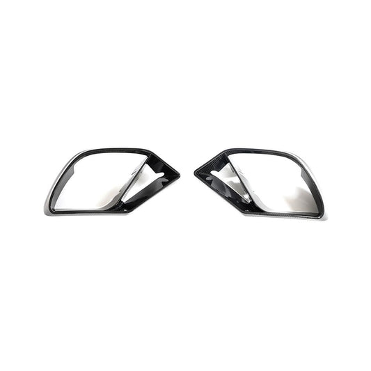 Brabus Style Carbon Fiber Fog Lamp Covers - Mercedes Benz X290 GT43 / GT50 / GT53 / GT63 AMG