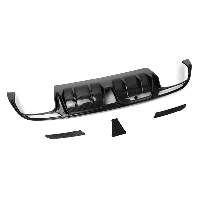 Brabus Style Carbon Fiber Rear Diffuser - Mercedes Benz W205 C-Class