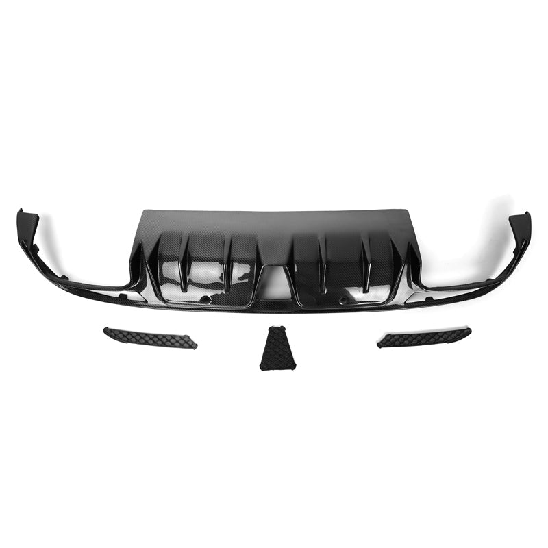 Brabus Style Carbon Fiber Rear Diffuser - Mercedes Benz W205 C-Class