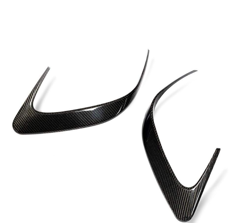 Brabus Style Carbon Fiber Rear Fascia Inserts - Mercedes Benz C167 GLE Class