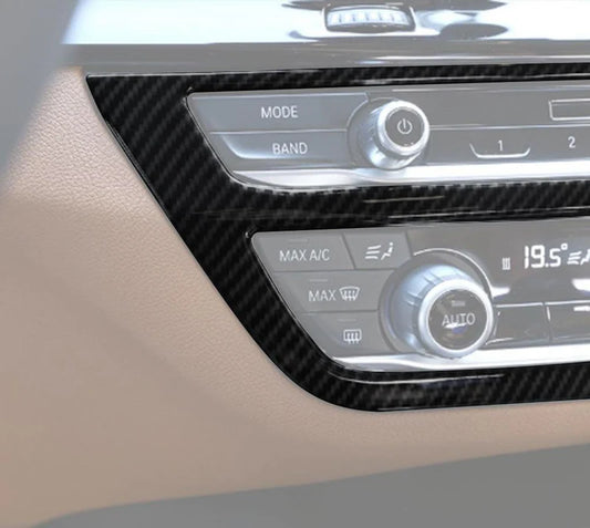 Carbon Fiber Look AC Center Console Trim - BMW F90 M5 & G30 5 Series