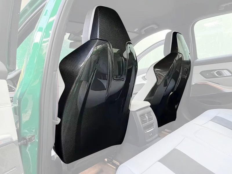 Carbon Fiber Full Seat Back Cover - BMW G80 M3 & G82 / G83 M4