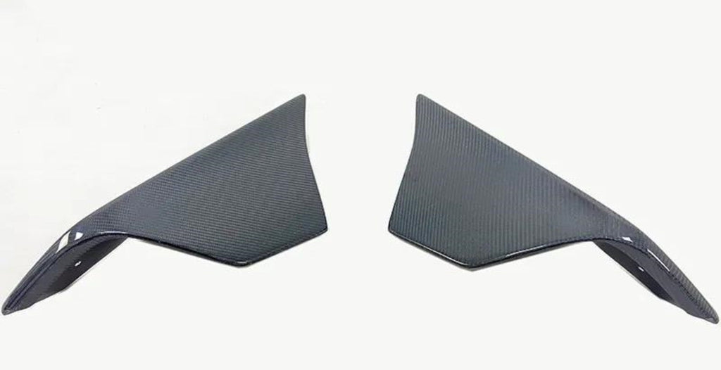 Carbon Fiber Rear Canard Splitters - Toyota A90 Supra MK5