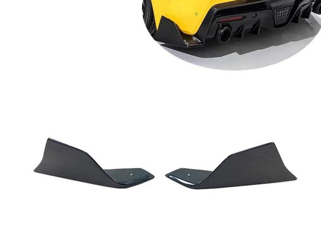Carbon Fiber Rear Canard Splitters - Toyota A90 Supra MK5