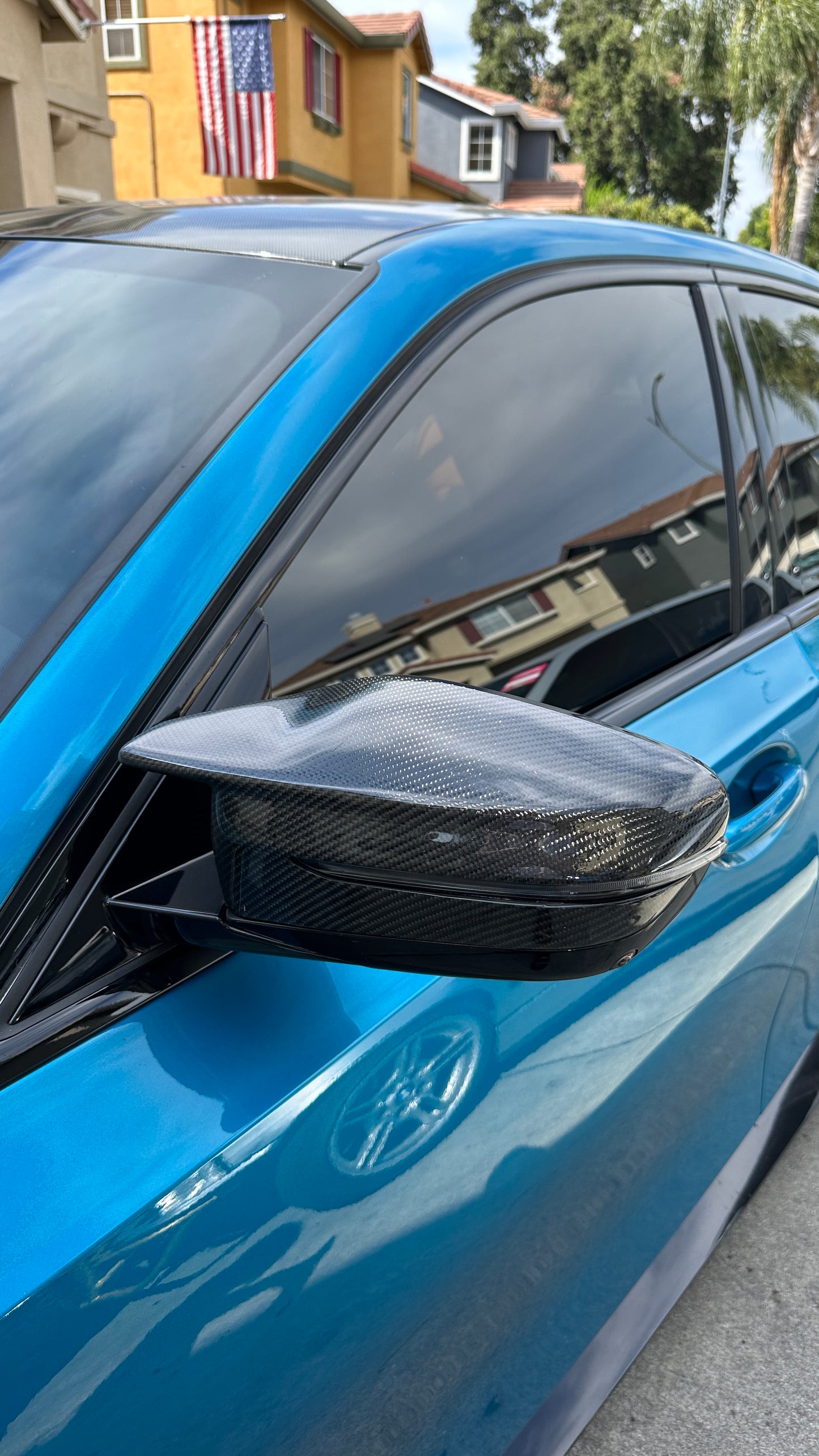 Carbon Fiber M Style Mirror Caps for G Chassis