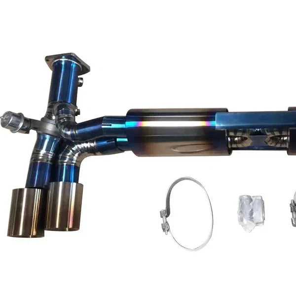 Porsche 911 991 Turbo S Titanium Valved Catback exhaust system