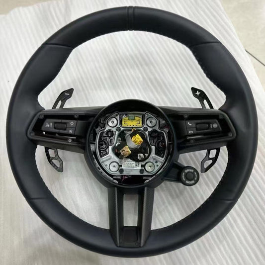 Carbon Fiber Magnetic Paddle Shifter Steering Wheel - Porsche 911 992 GT3 / 718 / 918 / 970 / 958 / 971