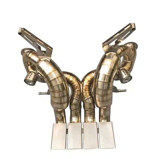 Lamborghini Aventador LP700/LP720/LP740 Titanium Gold Straight Pipe Exhaust