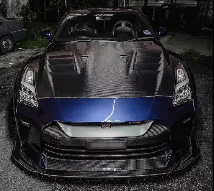 Carbon Fiber TS Style Hood - GTR R35