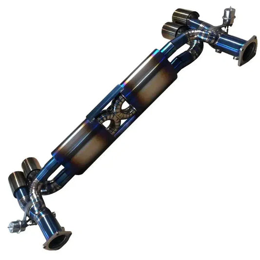 Porsche 911 991 Turbo S Titanium Valved Catback exhaust system