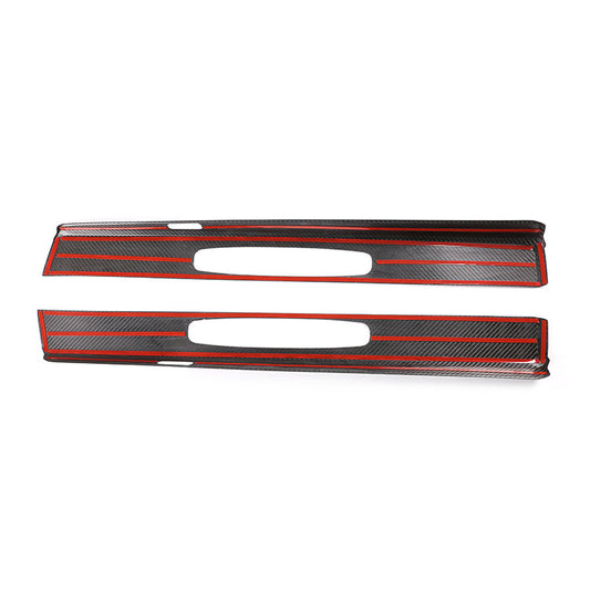 Carbon Fiber Top Door Sill Trim - Porsche 911 991 / 992 & 718 Cayman Boxster 2012-2022