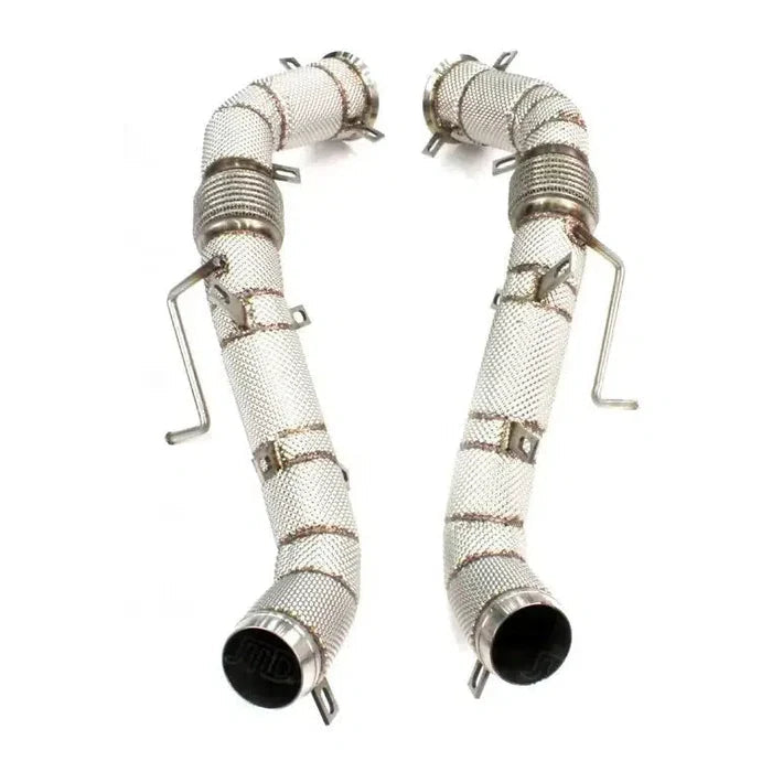 High-Performance Catless Downpipes with Heat Shield – McLaren 600LT