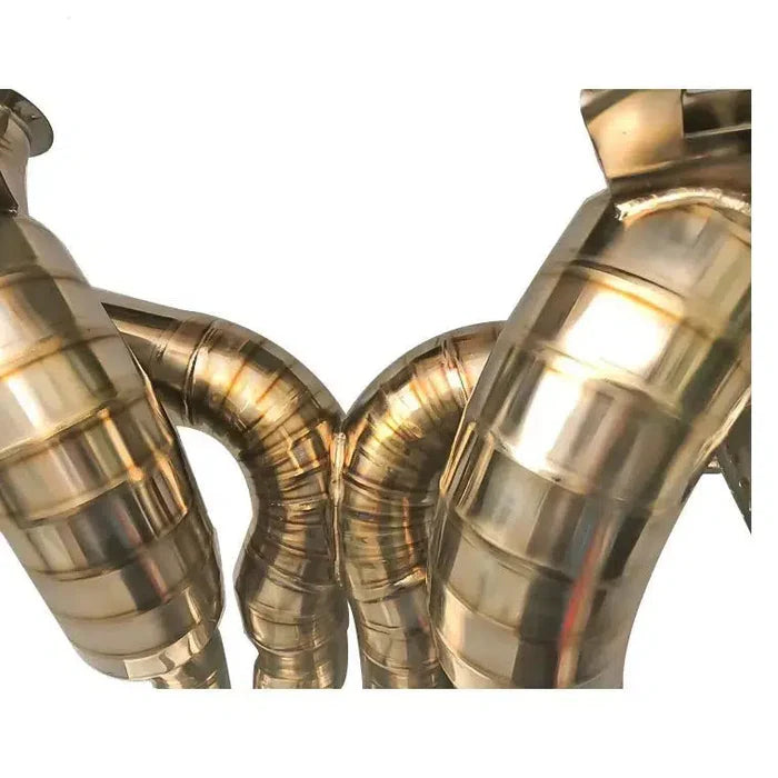 Lamborghini Aventador LP700/LP720/LP740 Titanium Gold Straight Pipe Exhaust