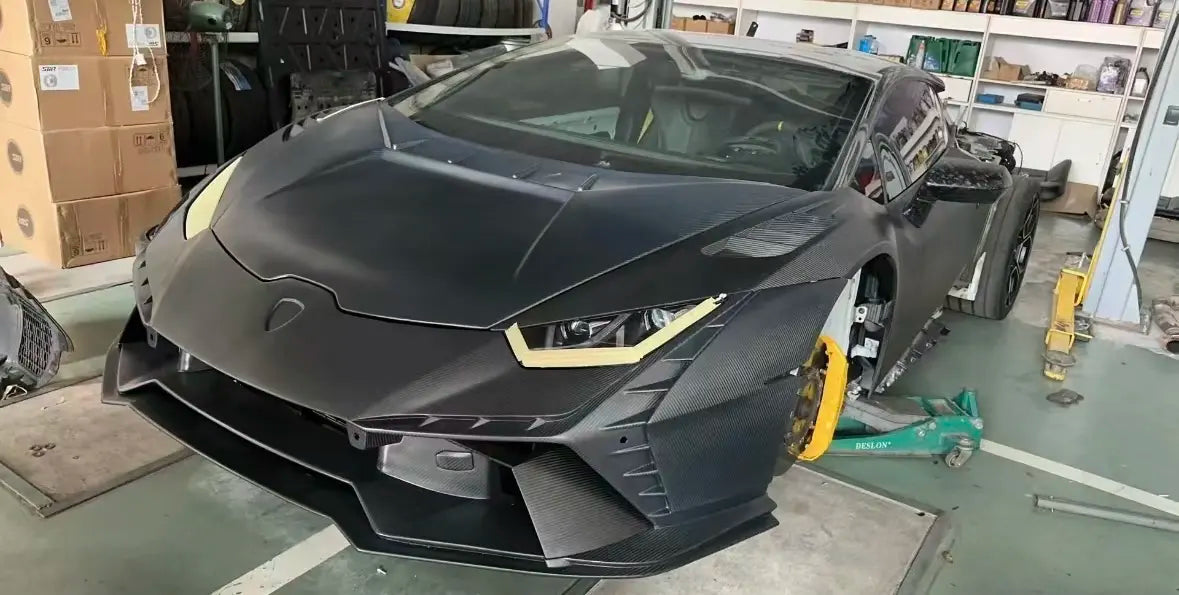 Tecnica Style Prepreg Carbon Fiber Full Conversion Kit - Lamborghini Huracan Lp610 Lp580 Evo