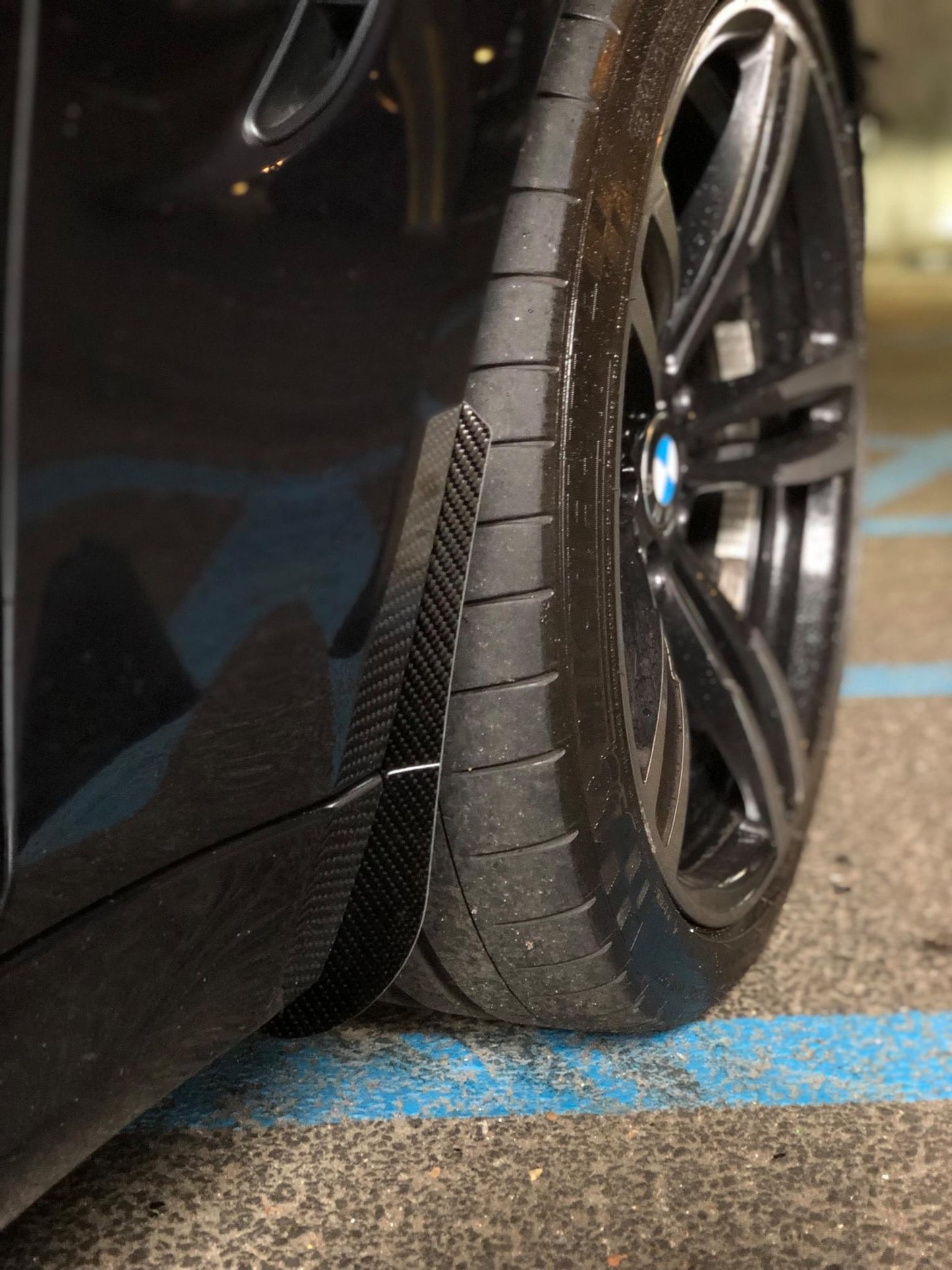 Carbon Fiber Front Splash Guards - BMW F80 M3 & F82 / F83 M4