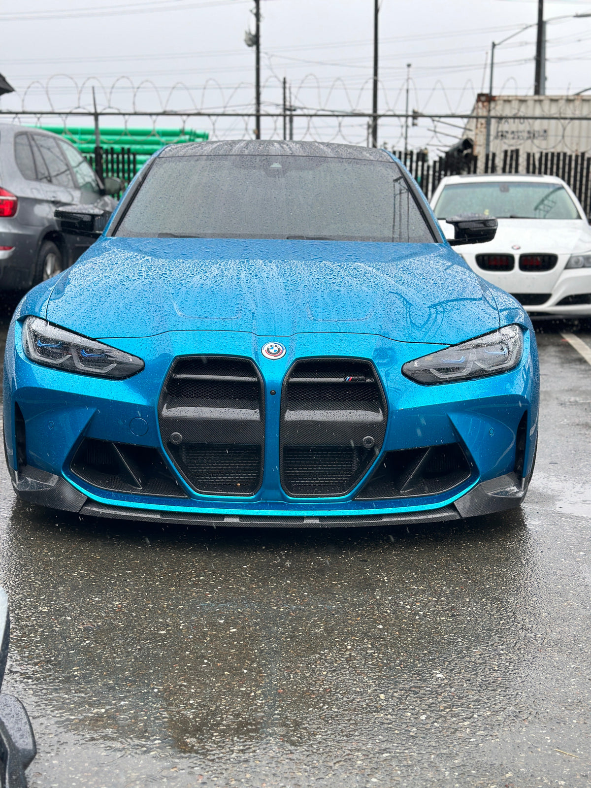 VR Style Carbon Fiber Front Grilles – BMW M3 G80 & M4 G82/G83 (2021+)