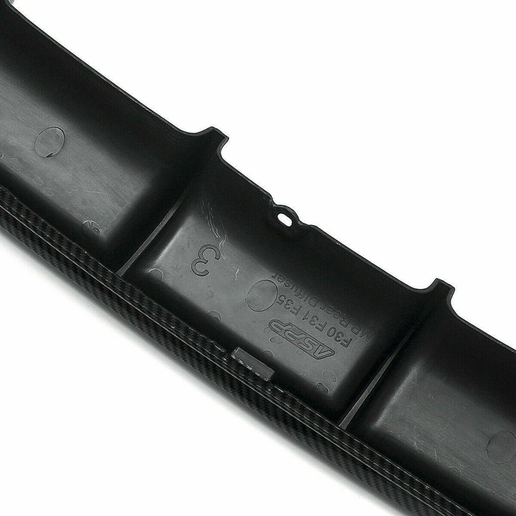 M Performance Style Carbon Fiber Rear Diffuser - BMW F30 3 Series