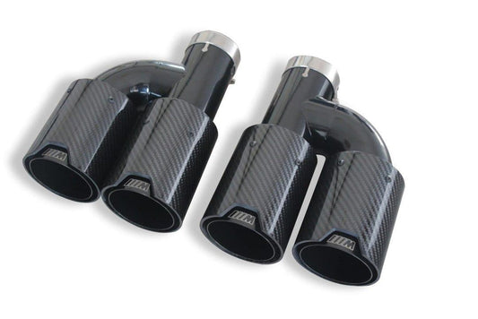 M Performance Style Carbon Fiber 'h" Exhaust Tip