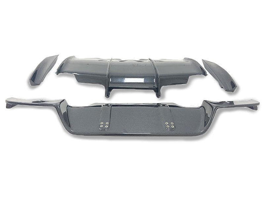 PSM Style Carbon Fiber Rear Diffuser - BMW F06 / F12 / F13 M6