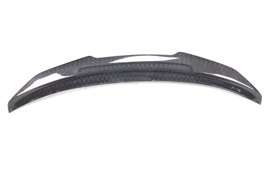 PSM Style High Kick Honeycomb Carbon Fiber Trunk Spoiler - BMW G80 M3 & G20 3 Series