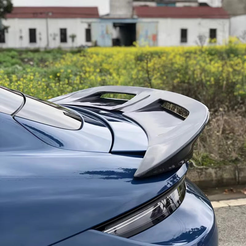 Carbon Fiber Rear Spoiler Wing - Porsche Taycan Turbo / Turbo S 2019-2022