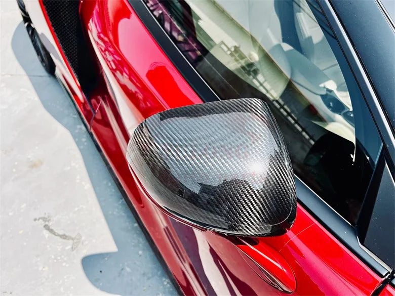 Dry Carbon Fiber Side Mirror Caps - McLaren GT