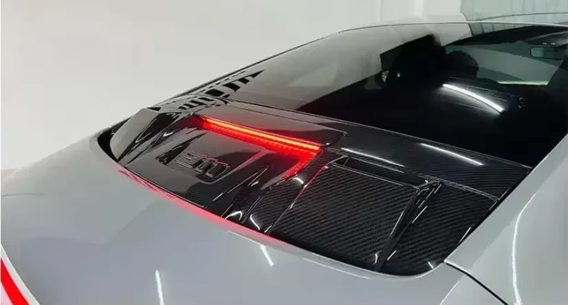Dry Carbon Fiber Rear Engine Cover Lid - Porsche 911 992 Carrera 2020+
