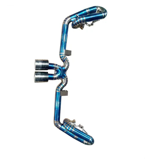 Porsche 911 GT3/G3RS Full Straight Pipe Titanium Exhaust no Muffler