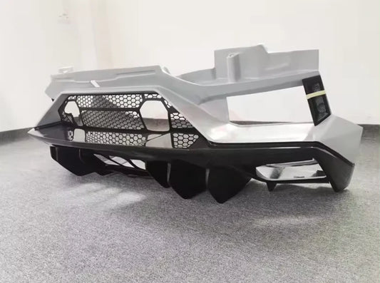 Lamborghini Aventador SVJ/Ultiame Rear Bumper With Carbon Fiber Diffuser