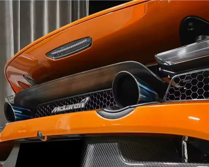 Dry Carbon Fiber Exhaust Insulation Heat Shield Cover - McLaren 720S