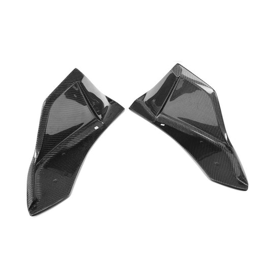 VR Style Carbon Fiber Rear Canard Splitters - Toyota A90 Supra