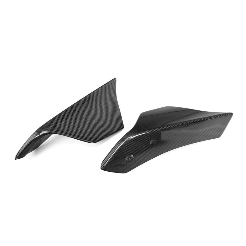 VR Style Carbon Fiber Rear Canard Splitters - Toyota A90 Supra