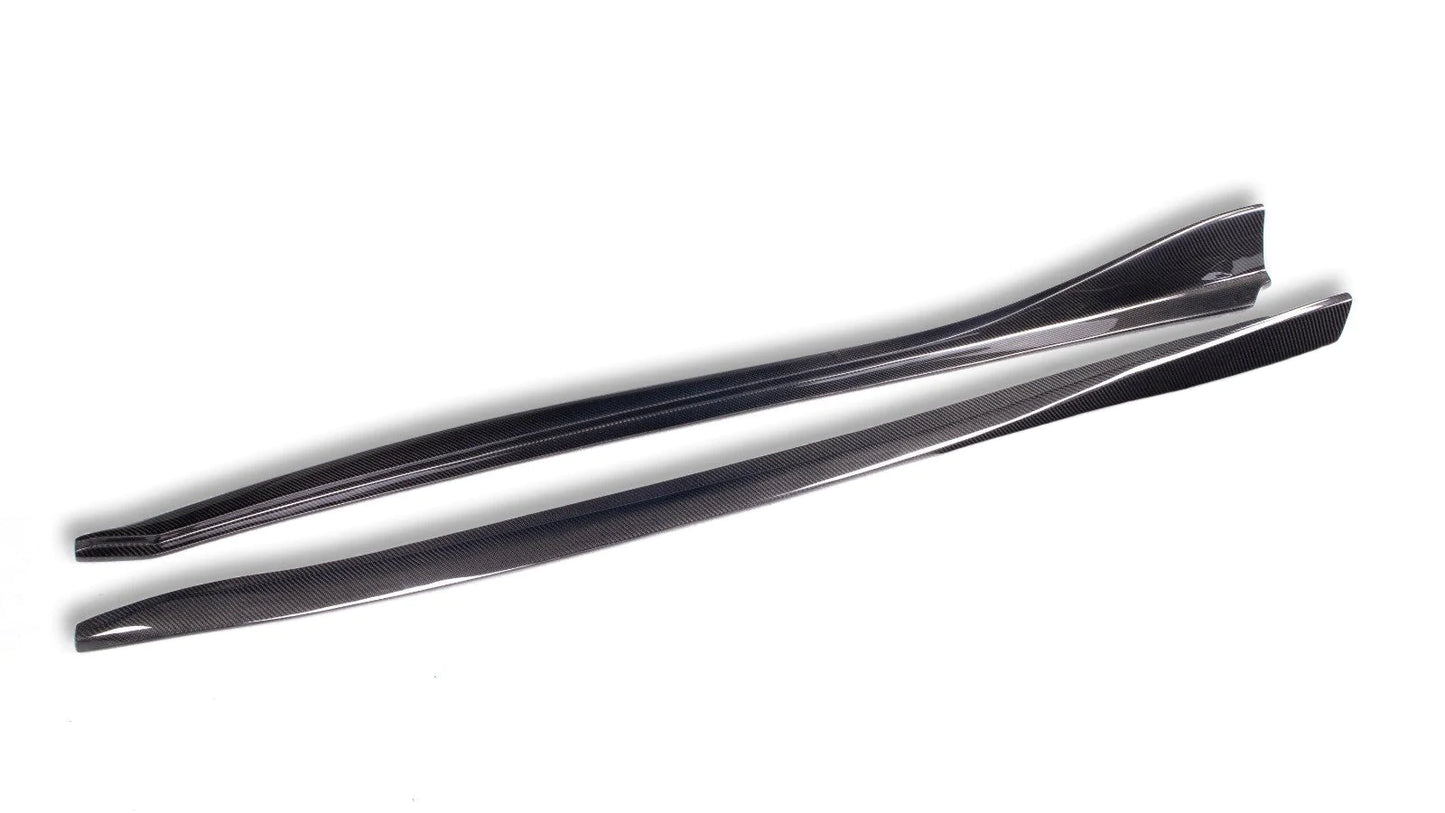 Varis Style Carbon Fiber Side Skirts - Toyota A90 Supra