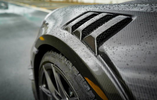 Dry Carbon Fiber Vented Front Fenders - Porsche 911 992 Turbo S 2020+