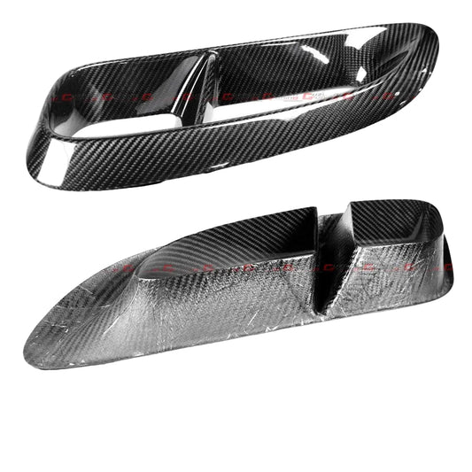 Carbon Fiber Side Vent Trim - Porsche 718 Cayman / Boxster GTS 4.0 2020-2025