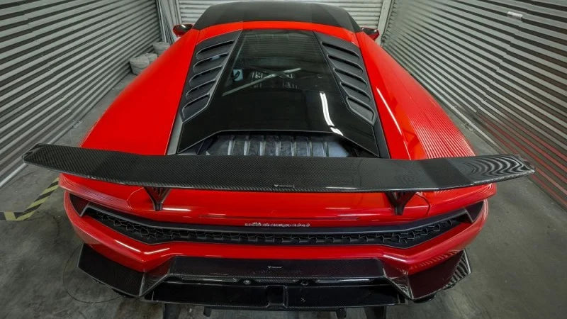 V Style Carbon Fiber Huracan Wing