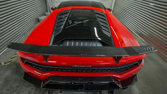 V Style Carbon Fiber Huracan Wing