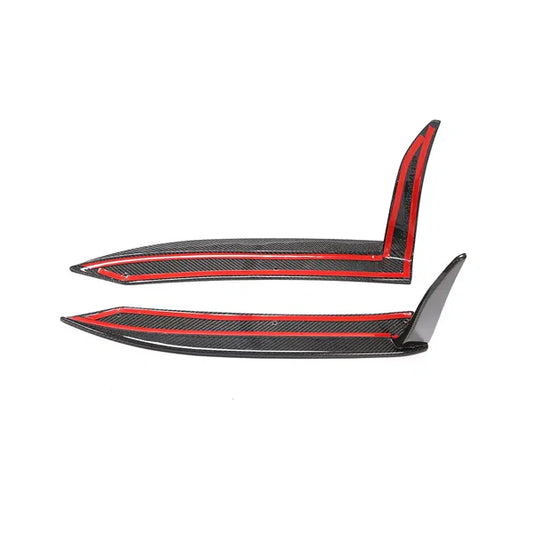 Carbon Fiber 991 Rear Bumper Canard for Porsche 911 991Carrera 4 GTS