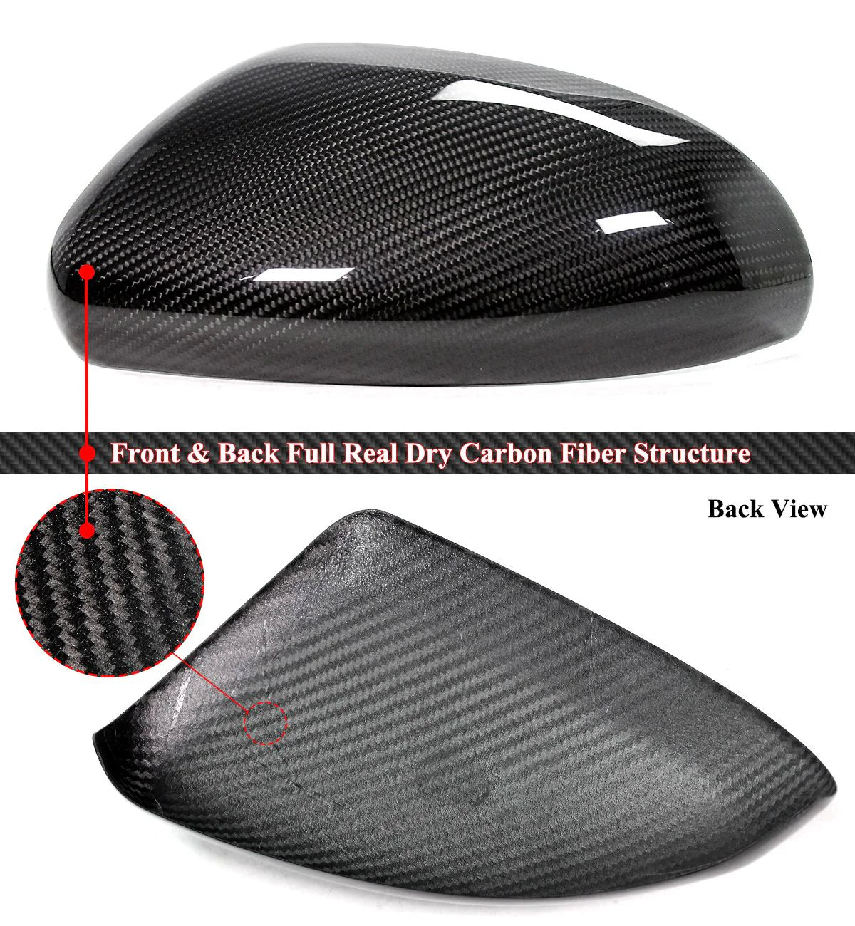 Carbon Fiber Mirror Cap Cover - Toyota GR86 & Subaru BRZ