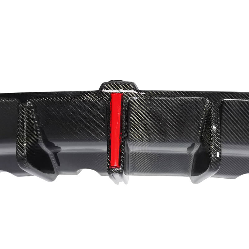 Carbon Fiber Rear Diffuser w/ Rain Light for G20