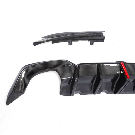 Carbon Fiber Rear Diffuser w/ Rain Light for G20