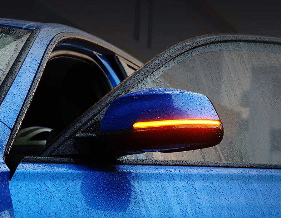 Smoked Side Mirror LED Sequential Turn Signal - BMW F Chassis
